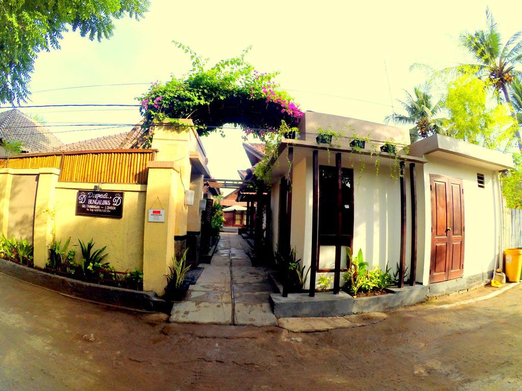 Drupadi Bungalows Gili Trawangan Esterno foto